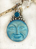 Deco Glass Collection Blue Moon Pendant