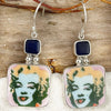 Vintage China Faces of Marilyn Andy Warhol Earrings