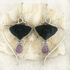 Deco Glass Collection Lovely Lady Face Earrings
