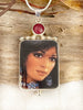 Vintage China Faces The Indian Princess Pendant
