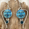 Deco Glass Collection Blue Moon Earrings