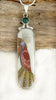 Vintage China Festive Erte Deco Bird Pendant