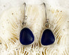 Coastal Glass Collection Blue Sky Tiny Teardrop Earrings