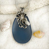 Coastal Glass Collection Blue Sky Octopus Pendant