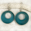 Coastal Glass Collection Blue Ocean  Earrings