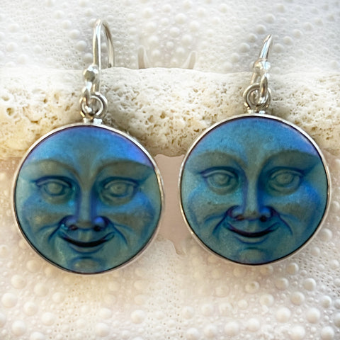 Deco Glass Collection Mystical Faces Earrings